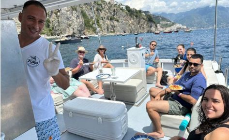 Capri Fishing Excursion with Snorkeling and Lunch from Sorrento